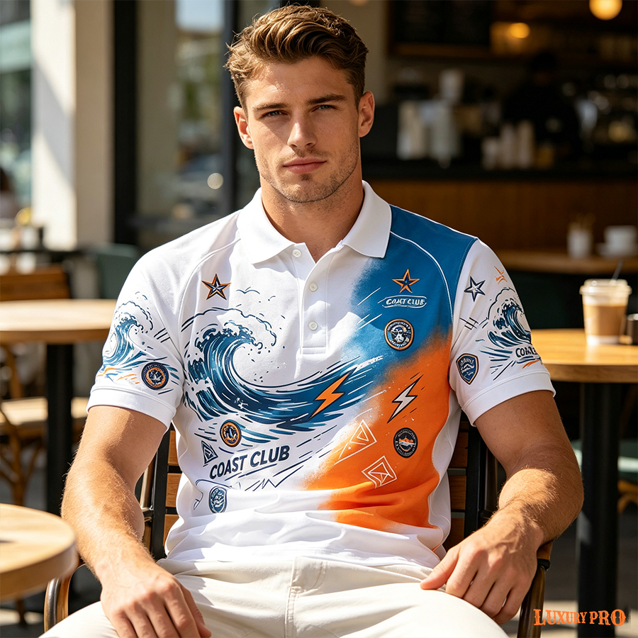 AOP TOL Raglan Sleeve Polo