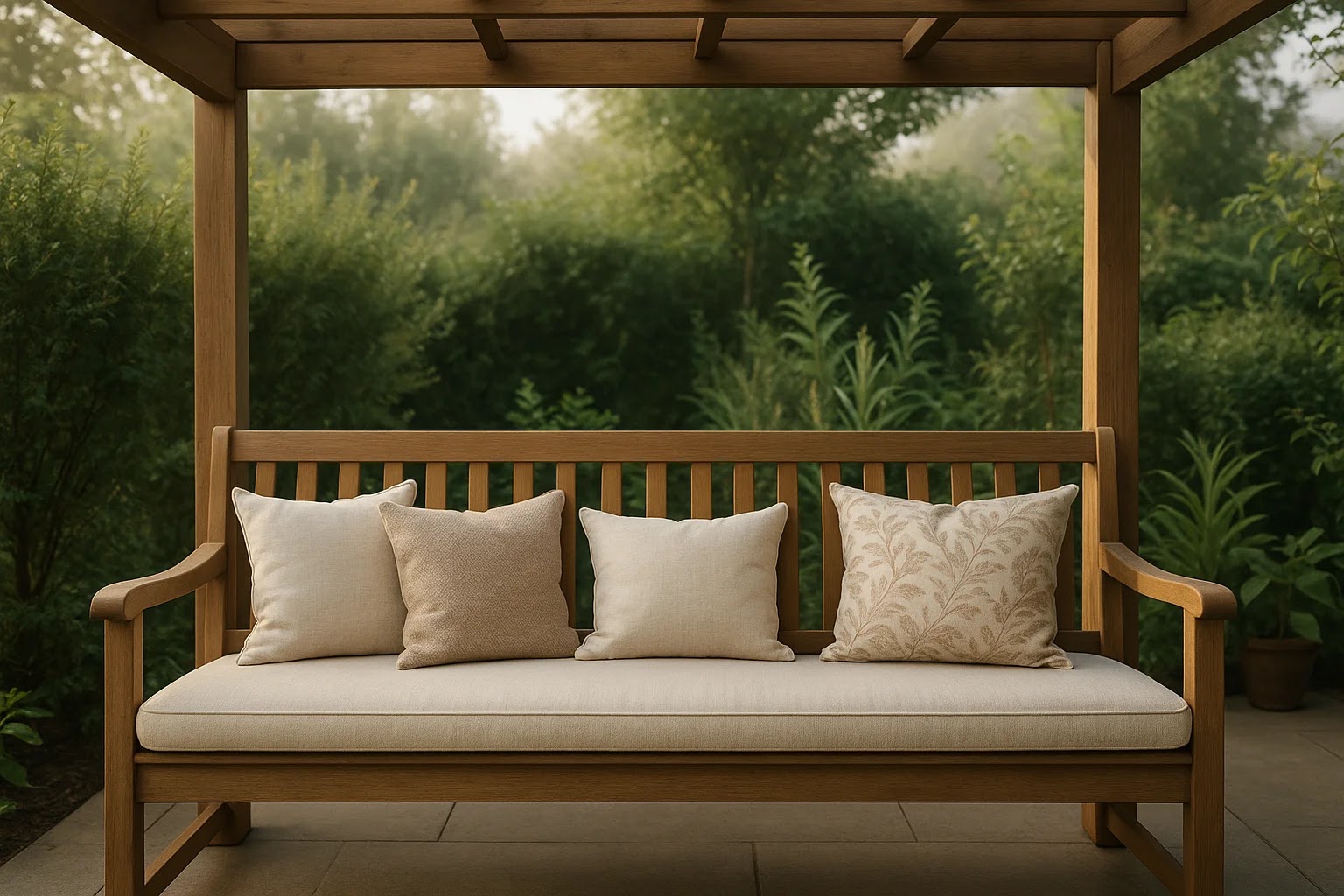 Guide complet du coussin extérieur : matière, imperméabilité, entretien et confort