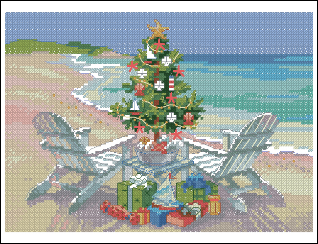 DIM08832 Christmas On The Beach