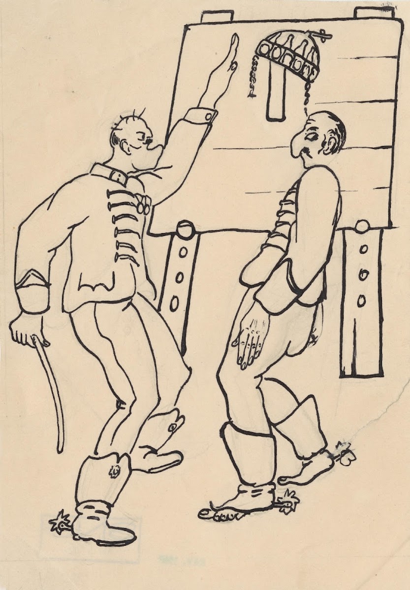 Satirical Drawing for a Magazine III 1940