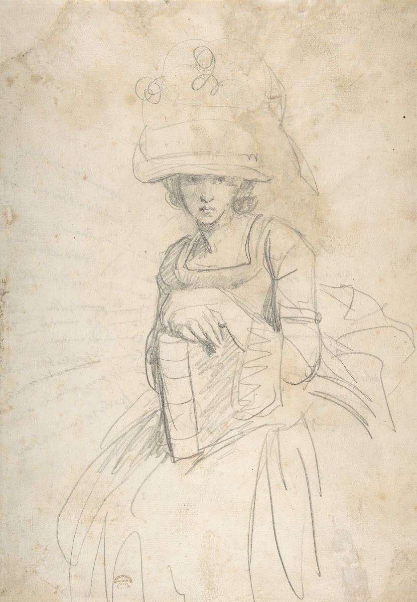 Lady Holding a Book 17541803