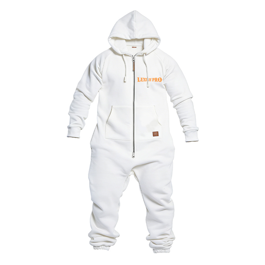 2D Hooded Jumpsuit Set