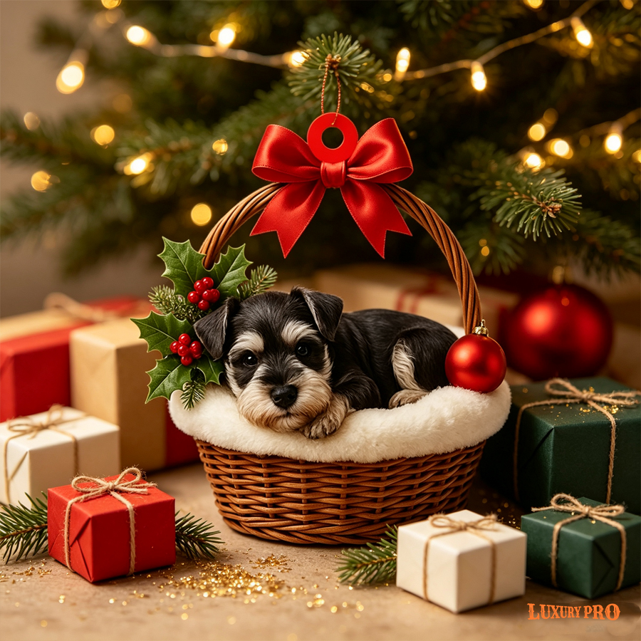 9cm Double-printed Wooden Ornament