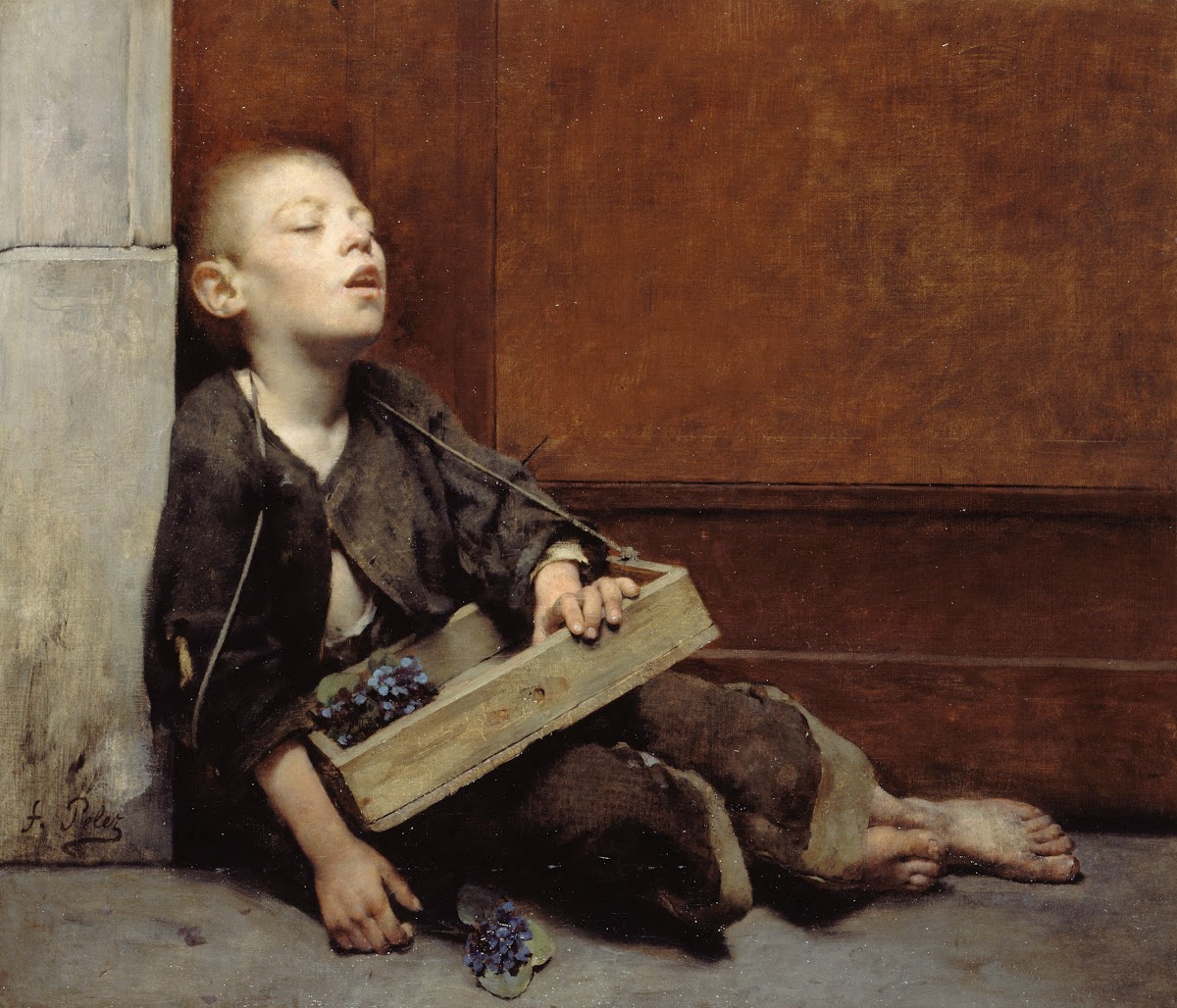 Un martyr Le Marchand de violettes 1885