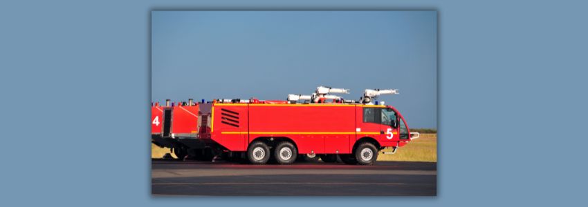 Airport crash tender