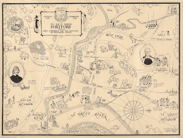 Map Of Pioneer Hartford 1927