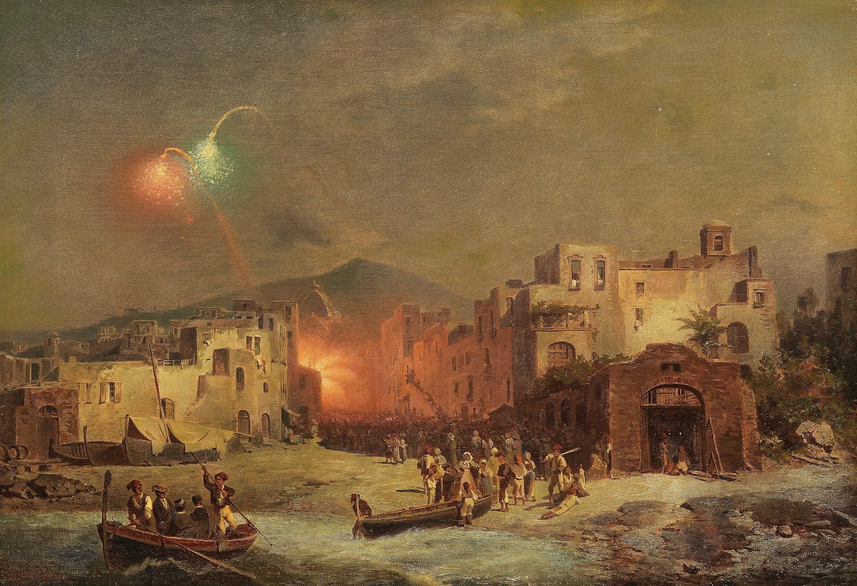 Santa Lucia Fest in Amalfi Ca 1870 1890