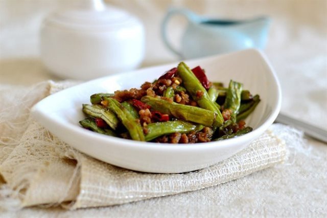 Đậu Que Xào Thịt Băm Hấp Dẫn