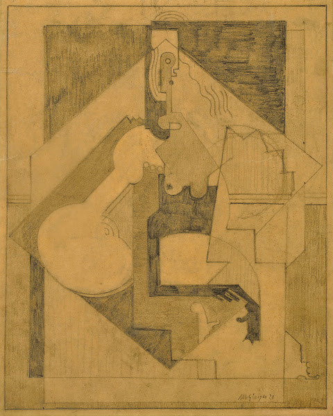Étude pour La Femme au gant ou Composition 1920