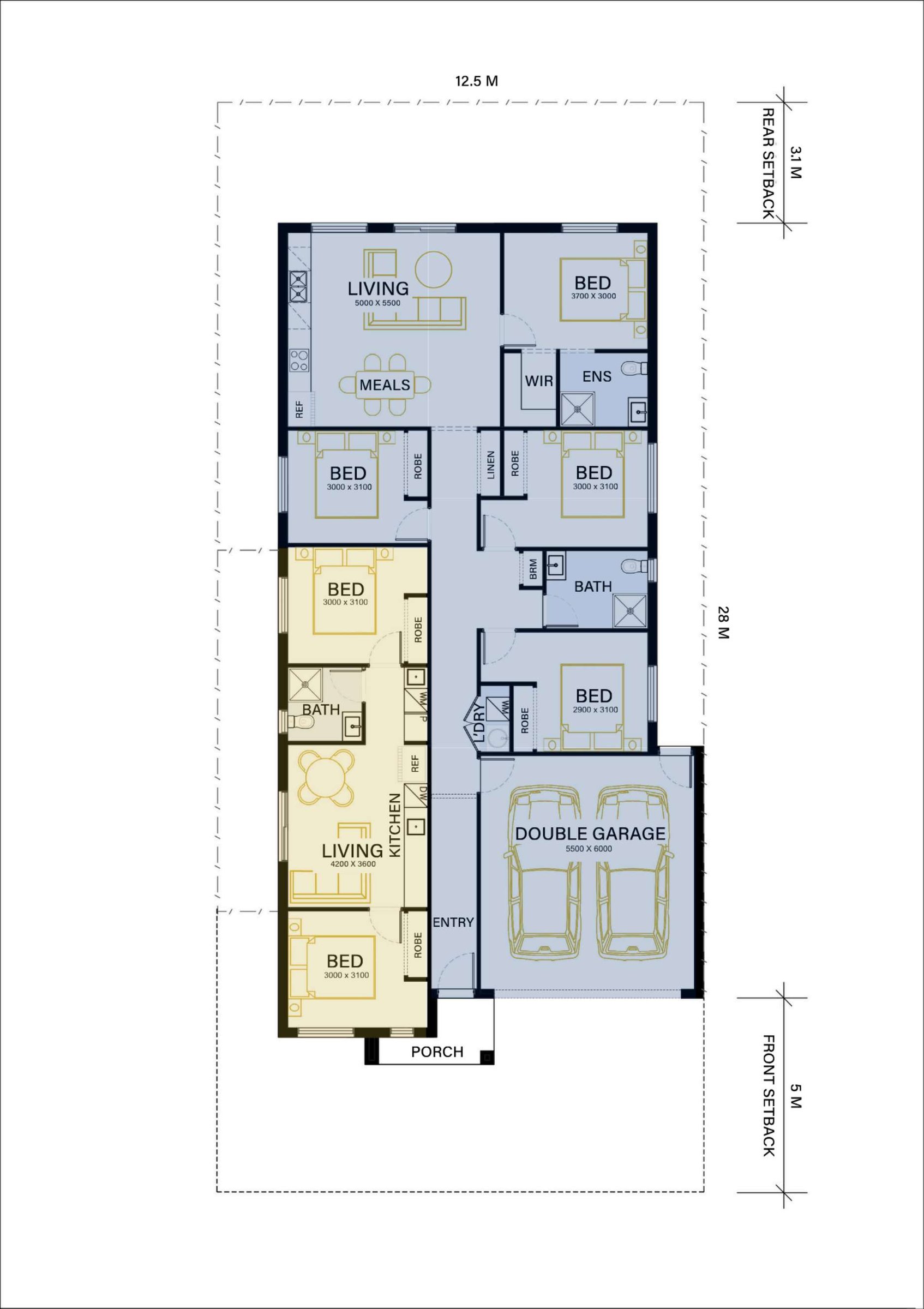 Dual Key Investment Property in Tarneit, VIC (5.92% Yield) | Aus Investment Properties - Floor Plan 1