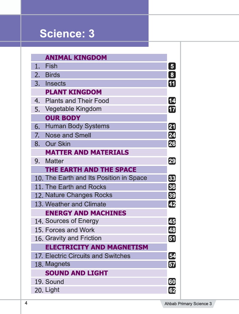Science Book 3
