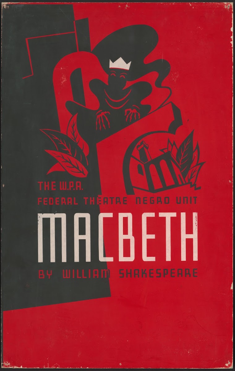 The WPA Federal Theatre Negro Unit presents Macbeth by William Shakespeare 1936