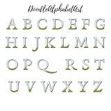 Canva Frame Letters Block Shadow Font elegant serif photo 2 template 116