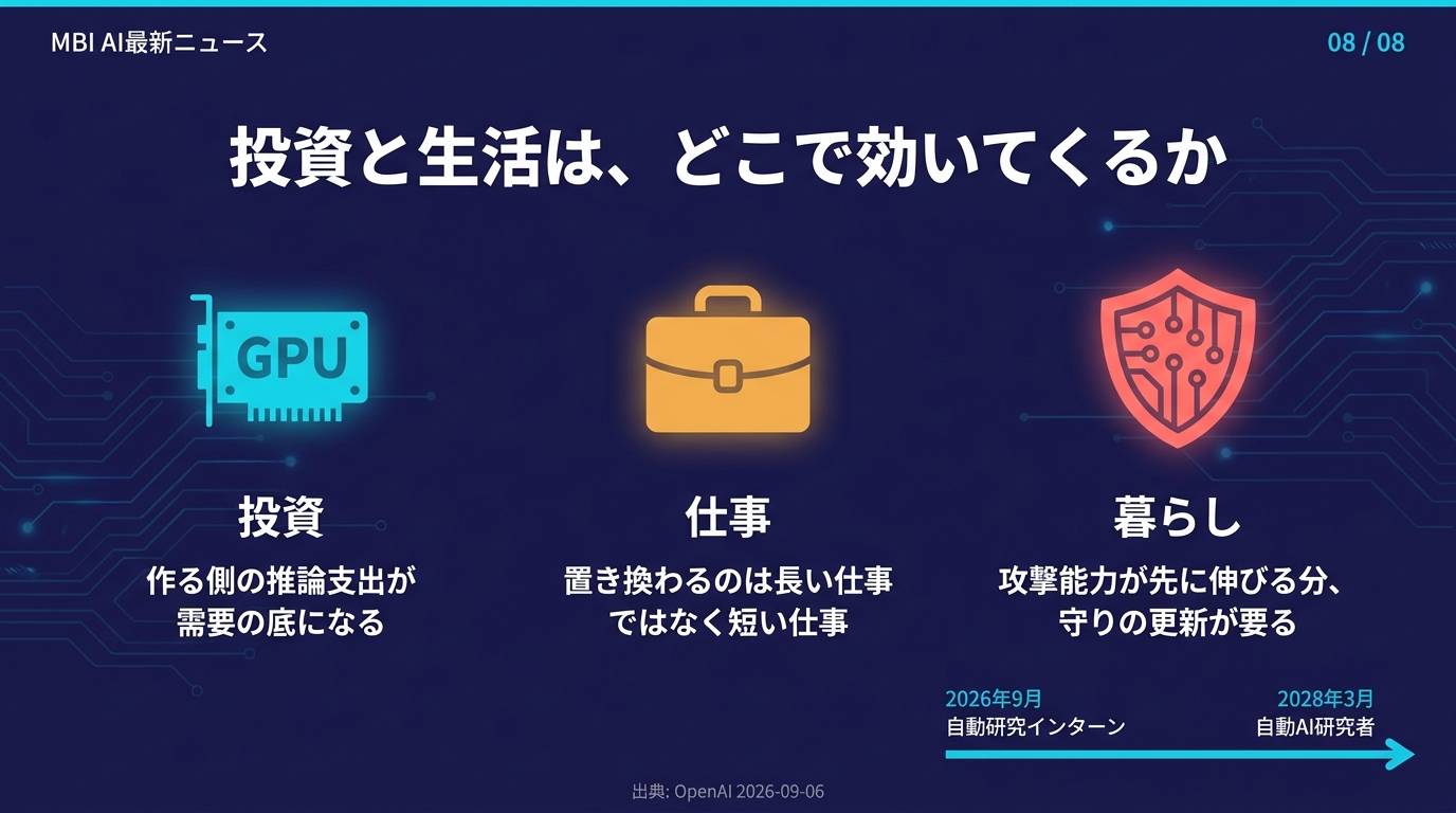 投資・経済・生活はどこで効いてくるか
