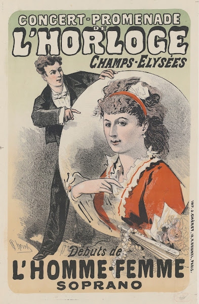 Concert promenade de lHorloge Débuts de lhomme femme soprano 1876