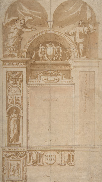 Design for a Reredos or Frame and Setting for an Altar Painting 15521626