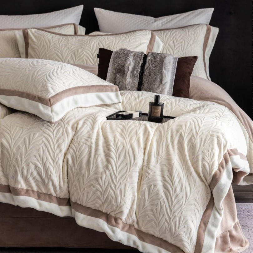 Milk Fiber Bedding Set, 4 pieces, luxurious