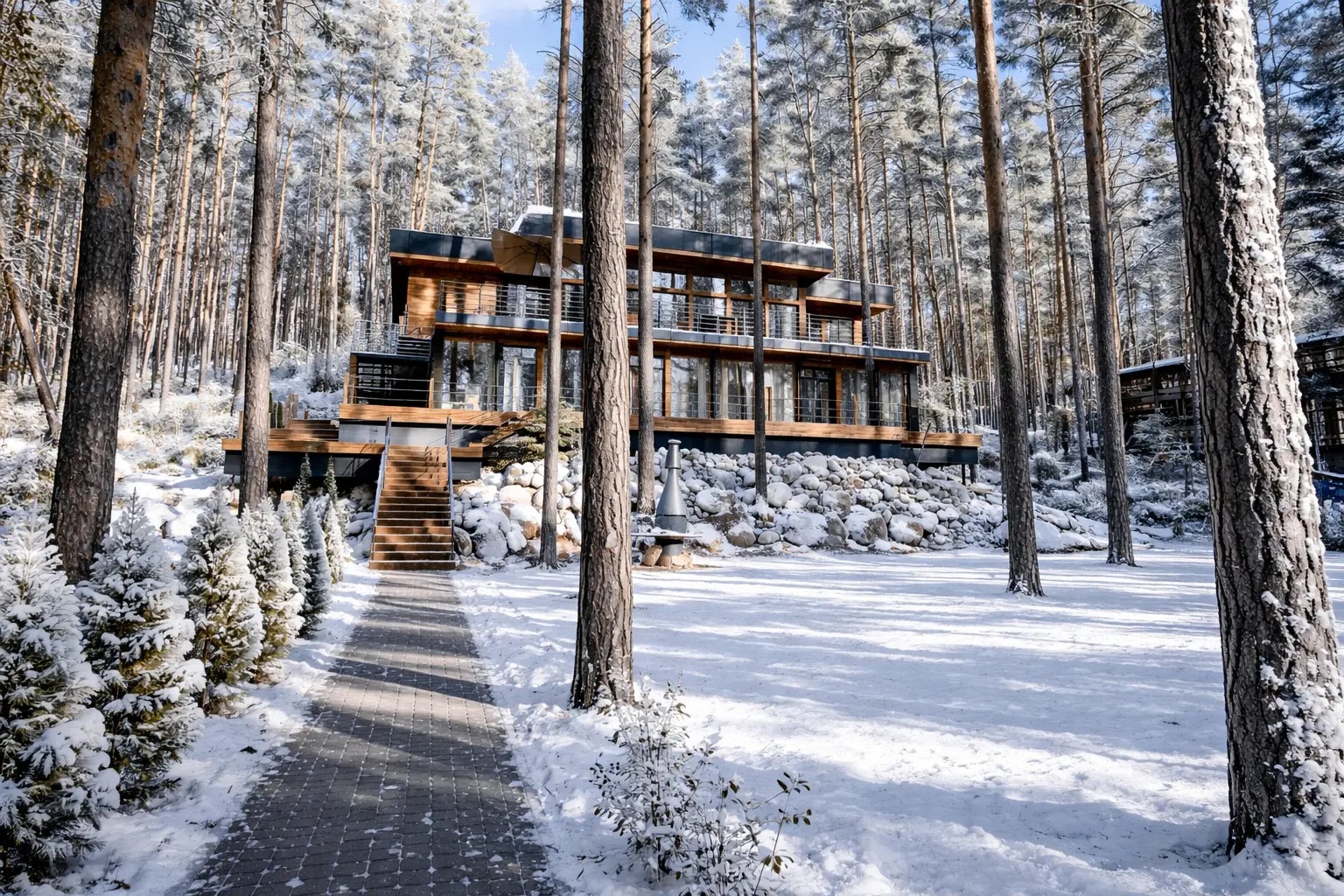 Панорама территории