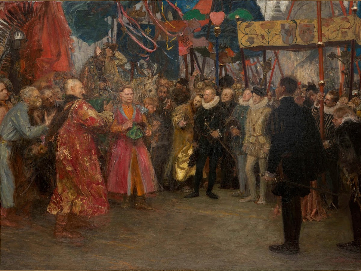 Polish envoys before Henry of Valois 1910