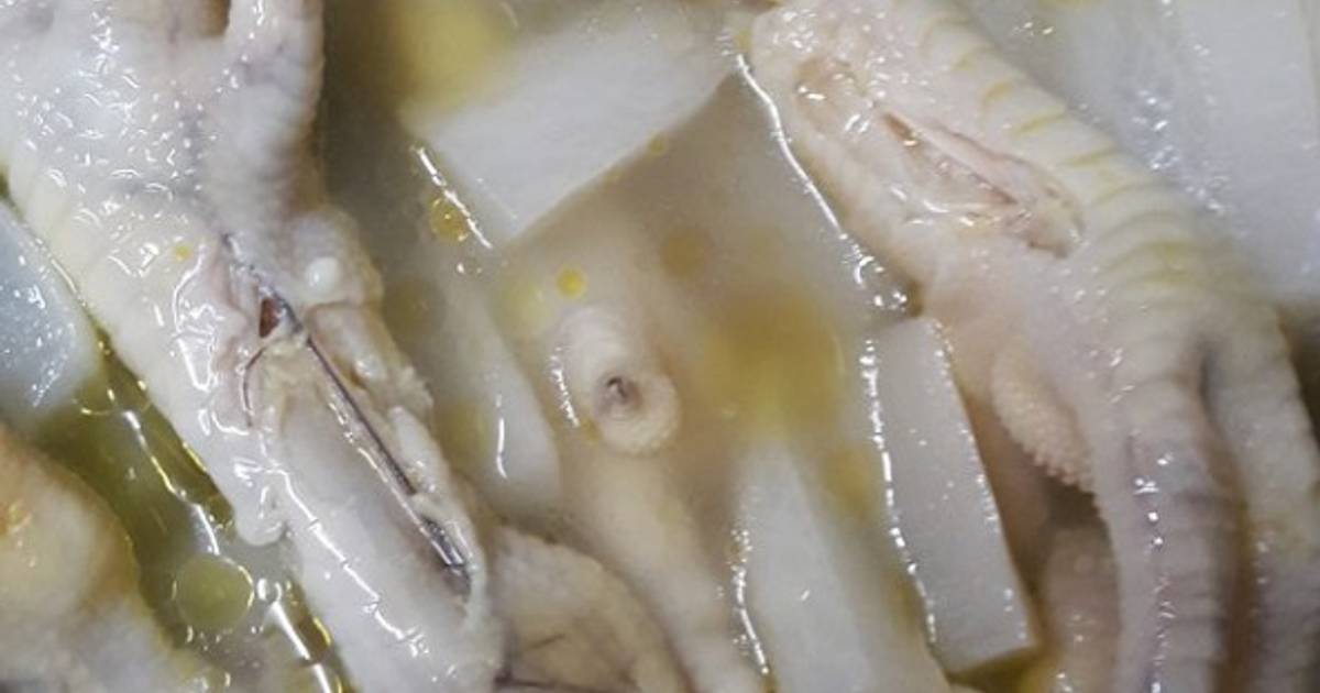 Gà hầm củ cải