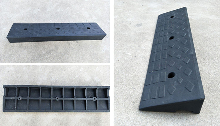 Heavy Rubber Plastic Road Ramp Car Driveway 50*22*5cm