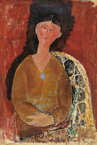 Beatrice Hastings assise 1915
