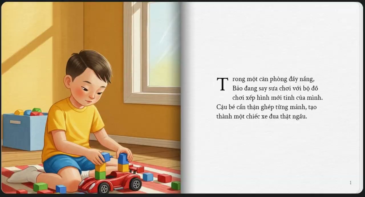 Truyện tranh CHIẾC XE CỦA BẢO - khac