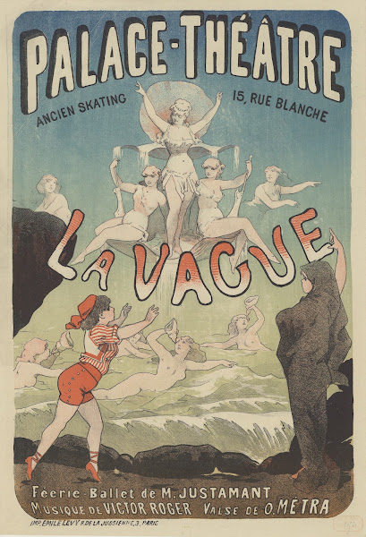 Palace Théâtre ancien skating 15 rue Blanche La Vague 1883