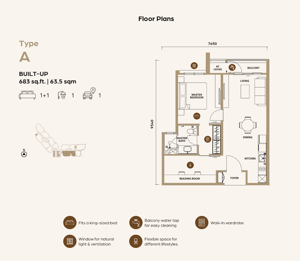Lunar Seputeh floor plan