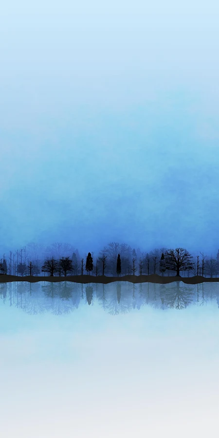 Lake, Reflection, Trees, Landscape 4K Phone Wallpaper