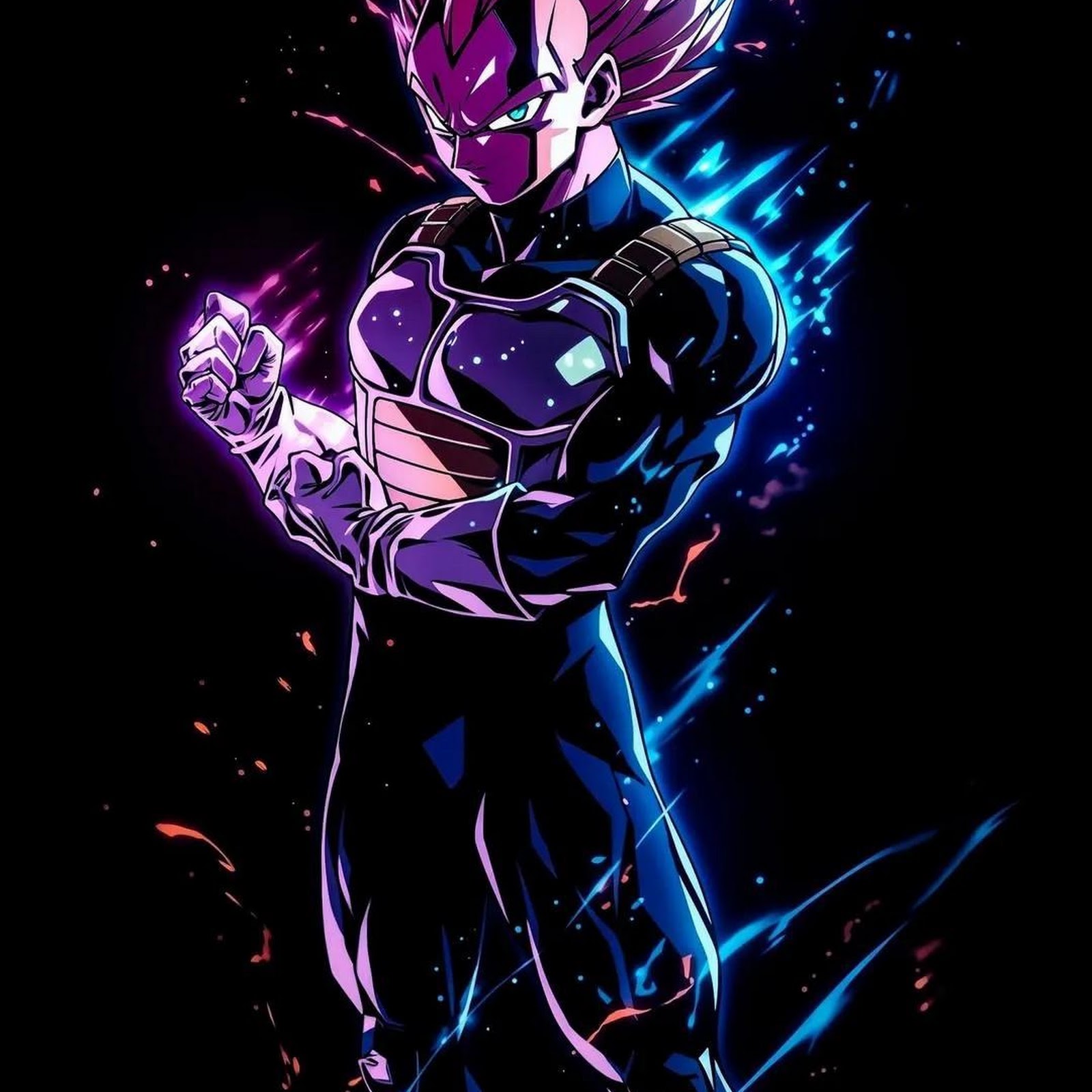 Download Vegeta Ultra Ego Anime Art iPhone