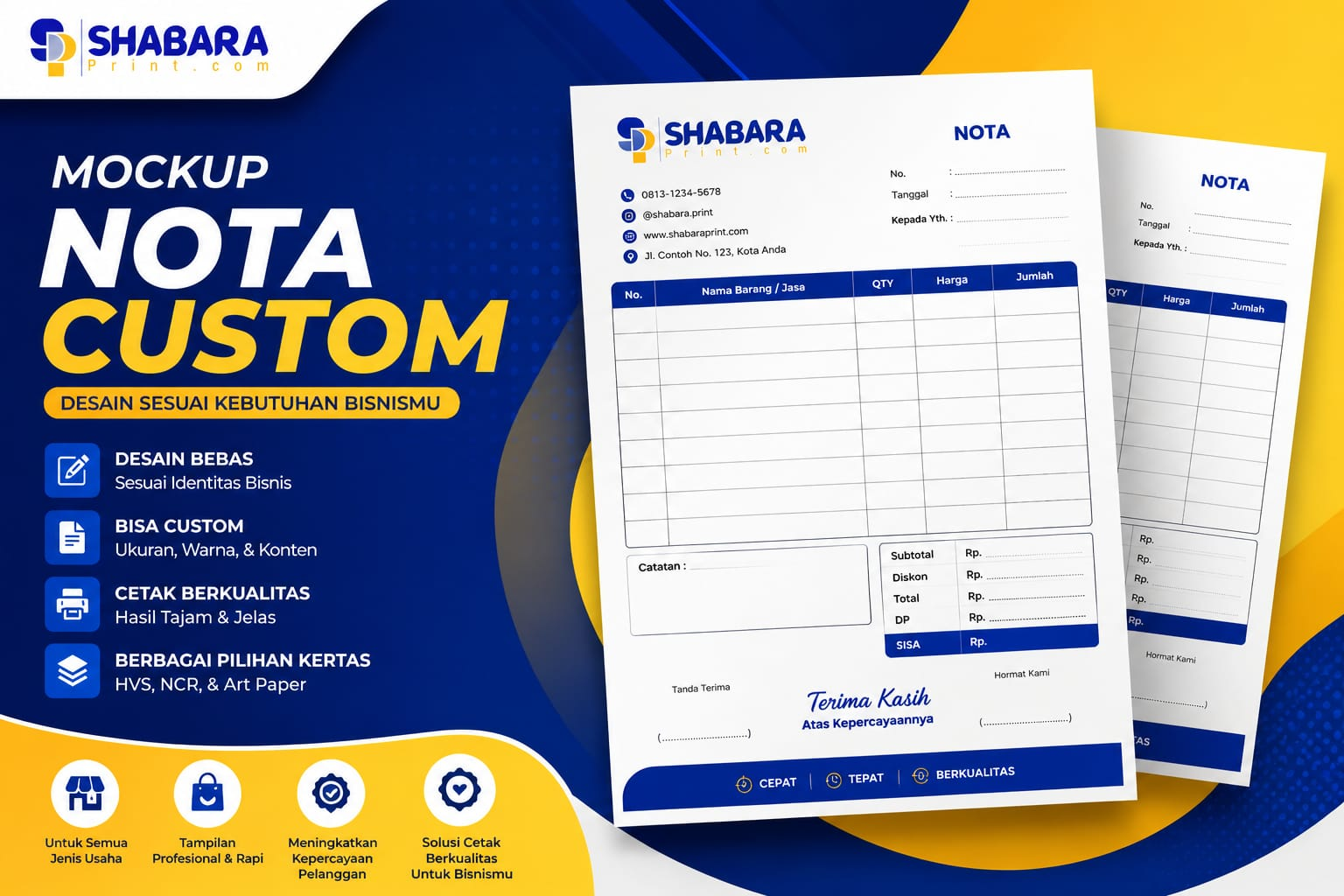 Contoh Hasil Cetak Shabara Print