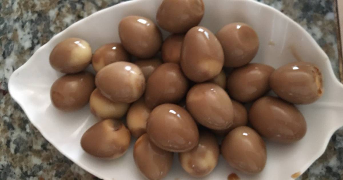 Trứng Cút Ngâm Tương
