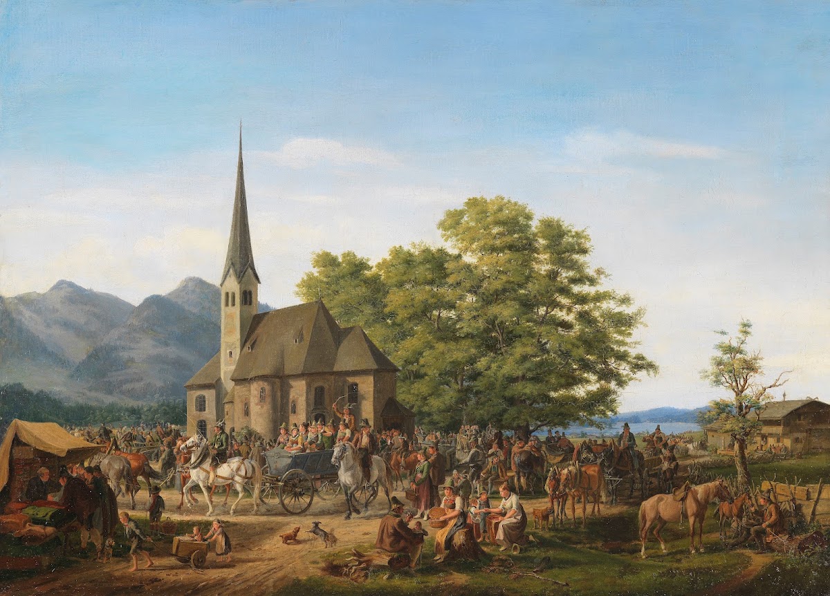 St Leonhardsfest in Fischhausen am Schliersee 1832