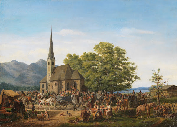 St Leonhardsfest in Fischhausen am Schliersee 1832
