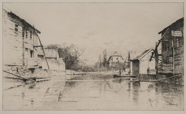 A Part of Köpingsån 1888