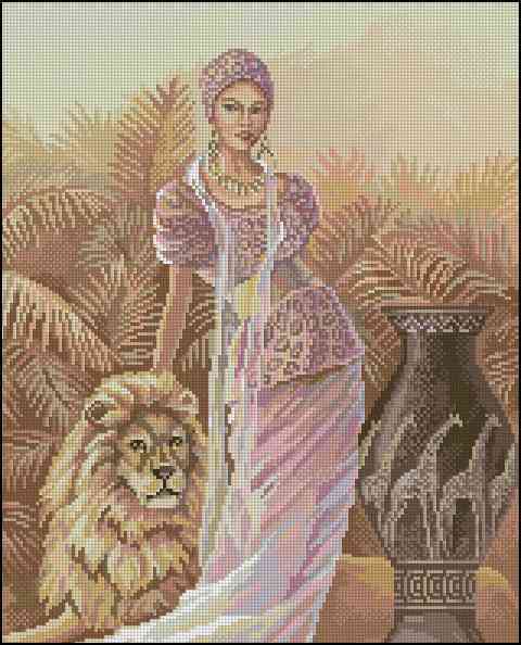 CMP 270025 Girl And Lion