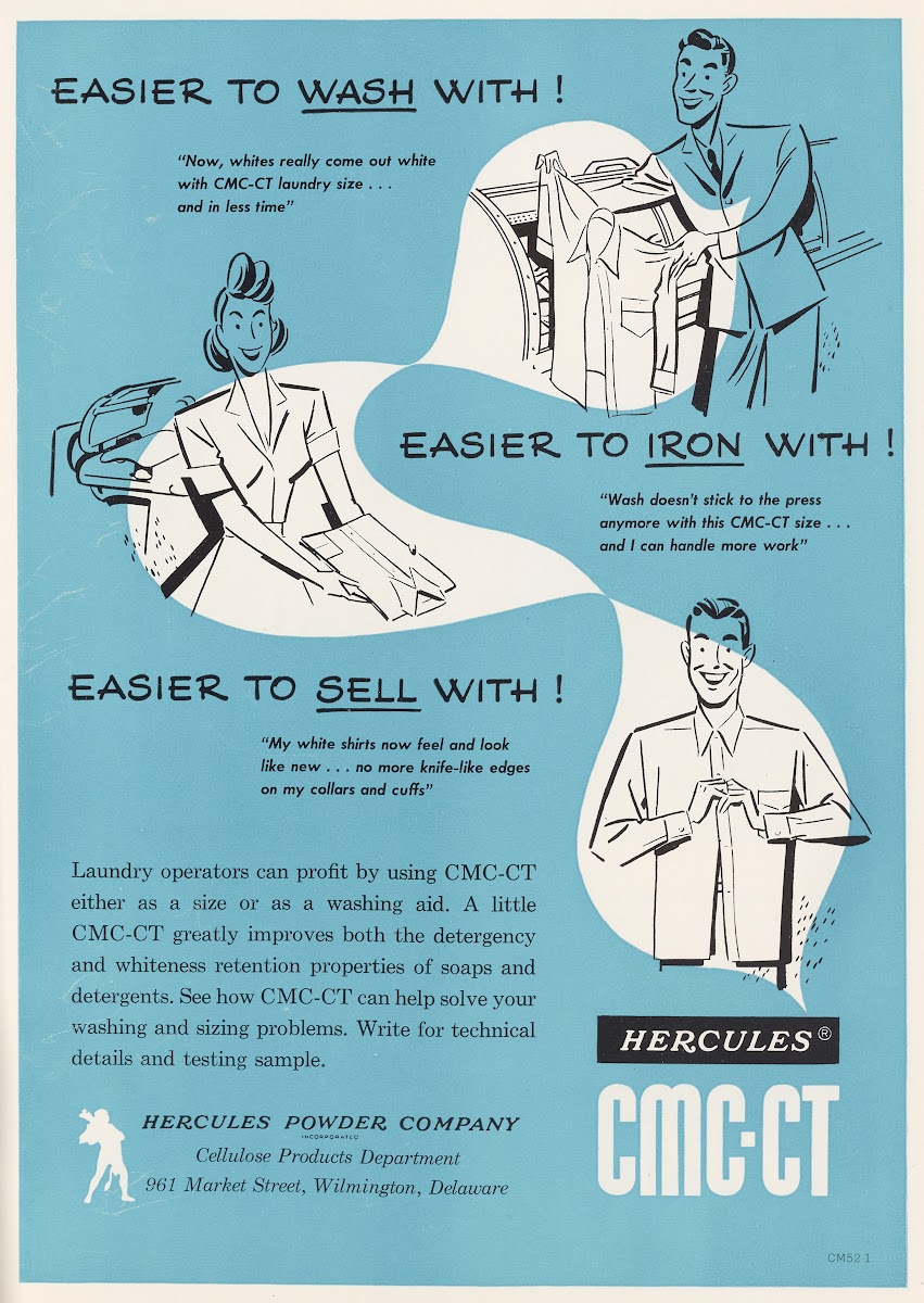 Easier to Wash With Easier to Iron With Easier to Sell With 1952