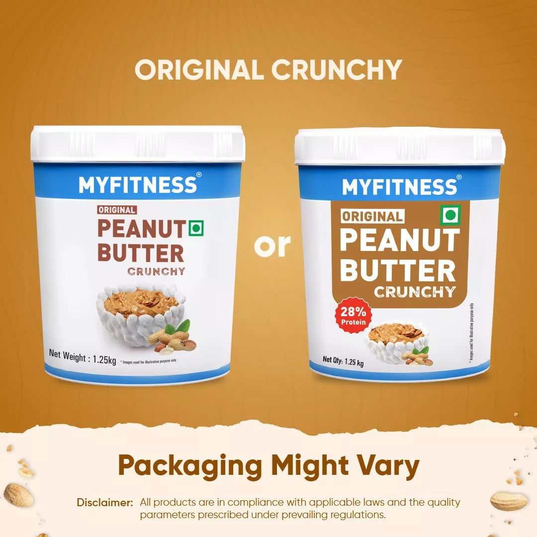 MyFitness Peanut Butter - Original — Crunchy, 510 g
