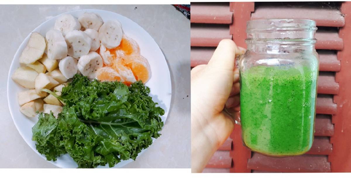 Smoothie cải kale giảm cân