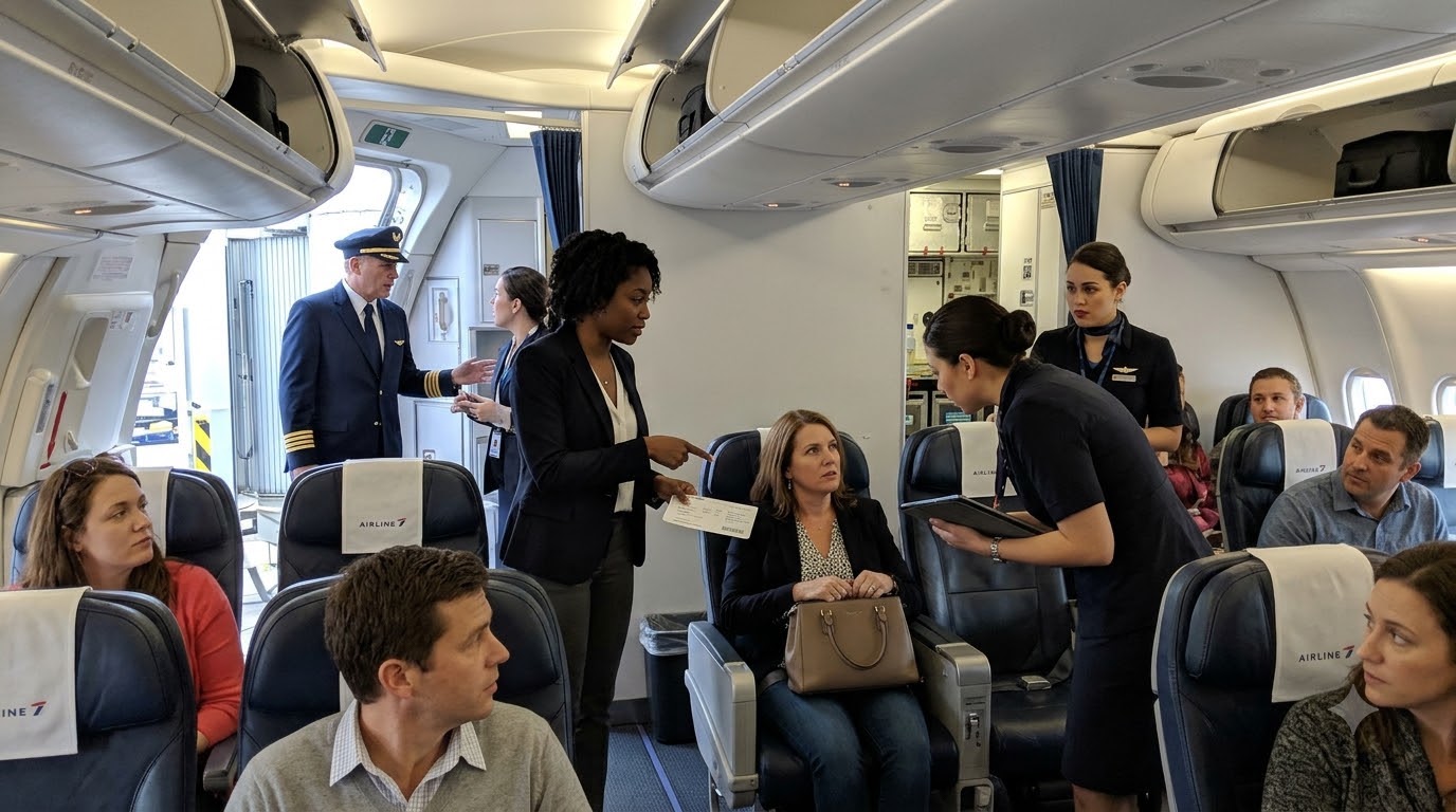She Stole A Black Woman’s First-Class Seat — Then The Captain Reopened The Cabin Door
