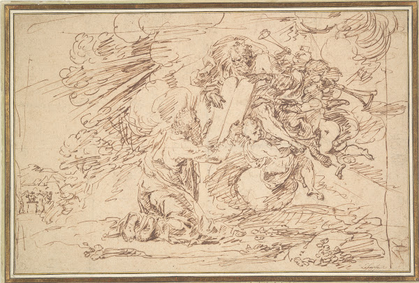 Moses Receiving the Tablets of theLaw ca1680