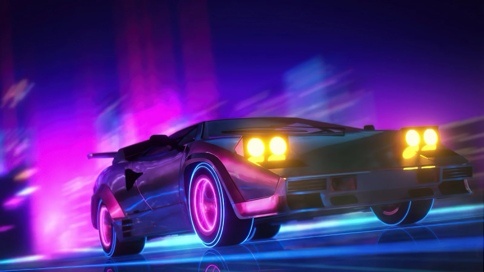 Retro Electrical Ride 4K Desktop Wallpaper Background [3840x2160] Free Download