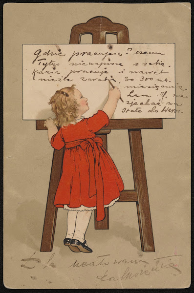 Girl at the blackboard 1919