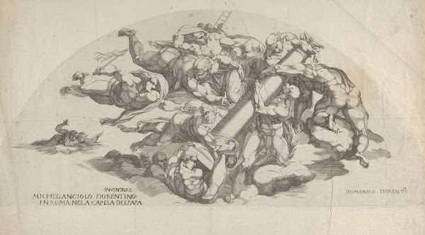 Group from the Last Judgment Angels Carrying the Column of the Flagellation and
