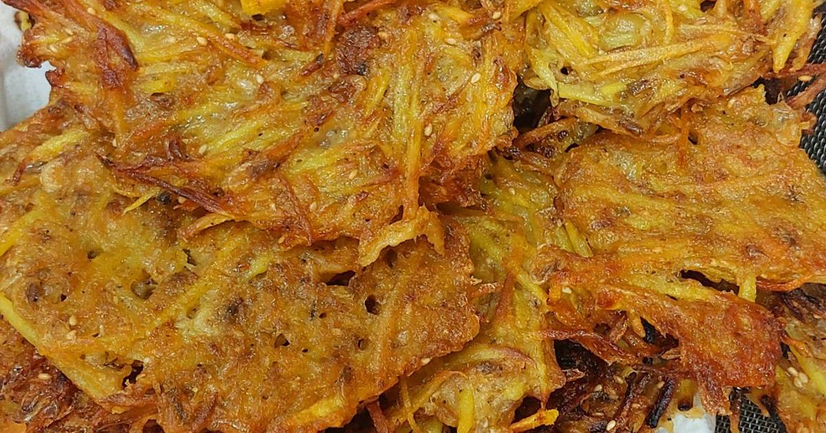 Bánh khoai lang tép đồng