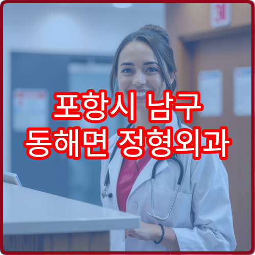 포항시 남구 동해면 정형외과 설날 명절 연휴 응급진료 병원 안내