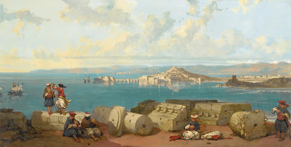 Sidon Looking Towards The Range Of Lebanon 1858