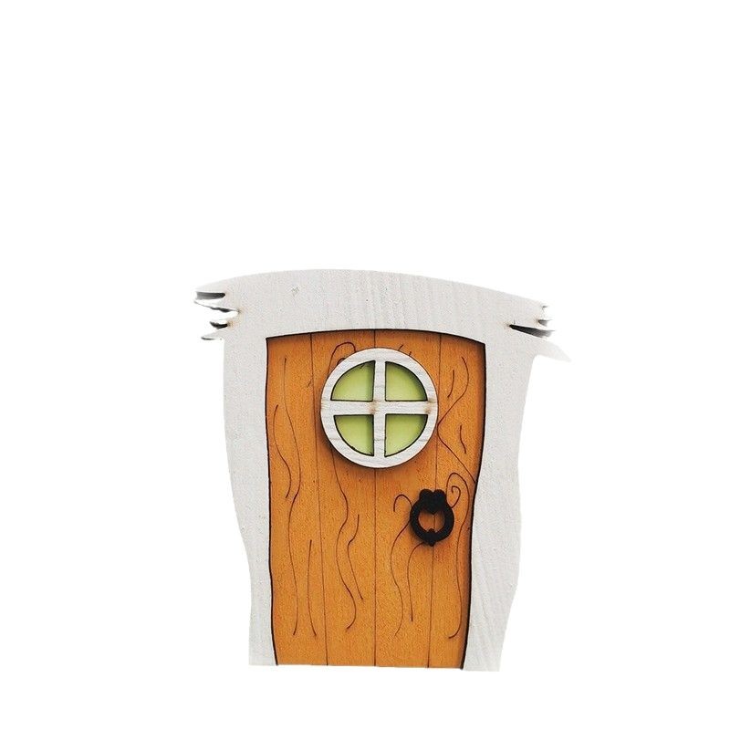 Miniature Fairy Door for Dollhouses, 10 cm