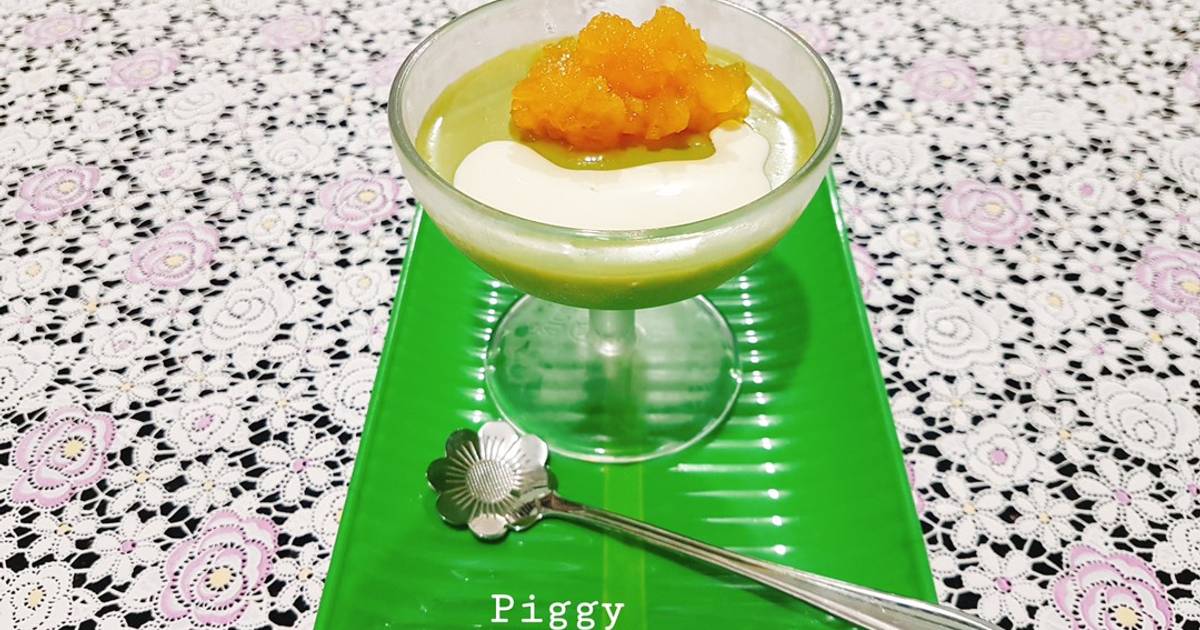 SP.0409 - Pudding Matcha with Pineapple Jam & Fresh Cream